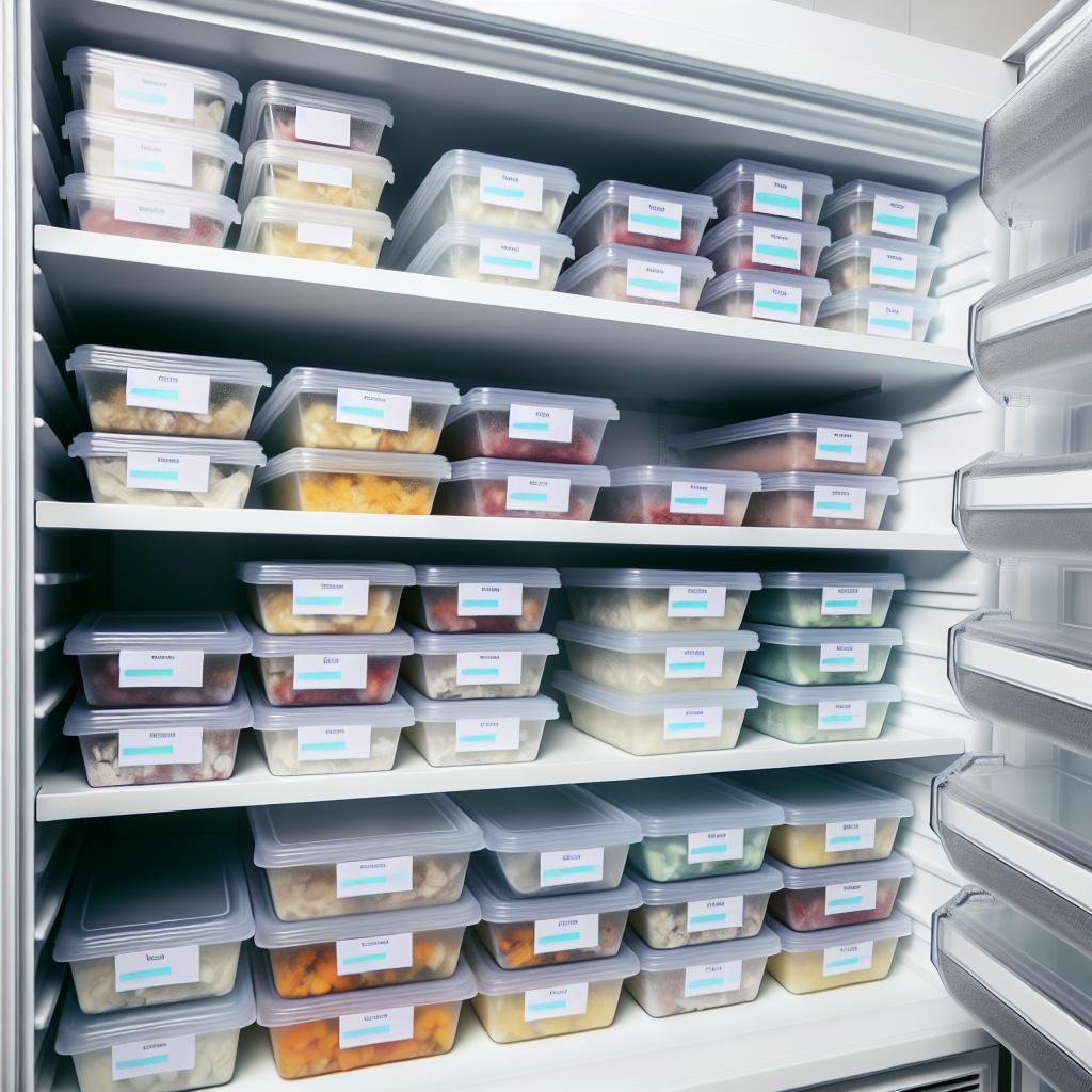 Organized freezer